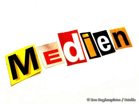 Schriftzug Medien © Ewe Degiampietro / Fotolia