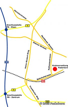 Anfahrt Paderborn