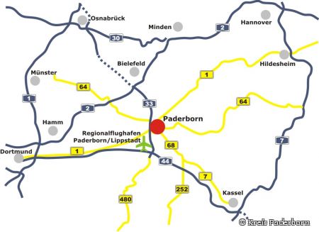 Verkehrsanbindung Paderborn