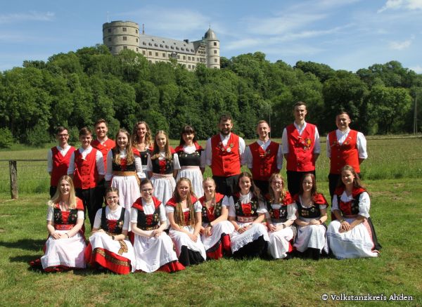 Gruppenbild Volkstanzkreis Ahden