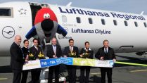 Erstflug der Lufthansa vom Paderborn-Lippstadt Airport nach Frankfurt