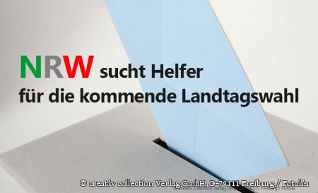NRW sucht Helfer für die kommende Landtagswahl