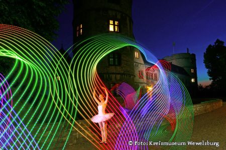 „Feuer und Licht an der Wewelsburg“ von Jan Braun