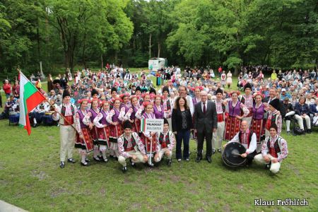 Jugend Europas tanzt auf der Landesgartenschau