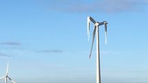 Beschädigte Windkraftanlage in Etteln