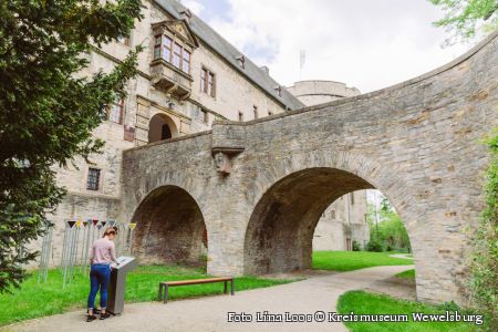 Die Gräfte der Wewelsburg ist Teil der Dauerausstellung „Ideologie und Terror der SS“