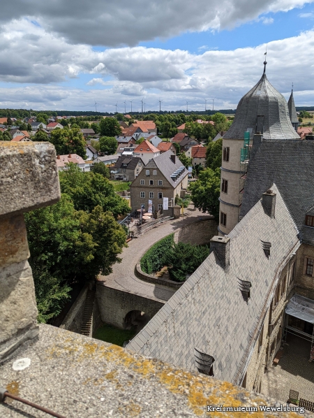Ausblick vom Nordturm der Wewelsburg 