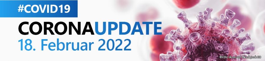 CoronaUpdate Headerbild mit einem dargesteltem Virus