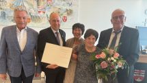 Verleihung der Bundesverdienstmedaille an Rita Sophia Schlenger