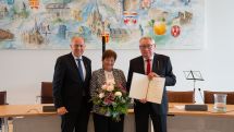 Verleihung der Bundesverdienstkreuz an Josef Stratmann