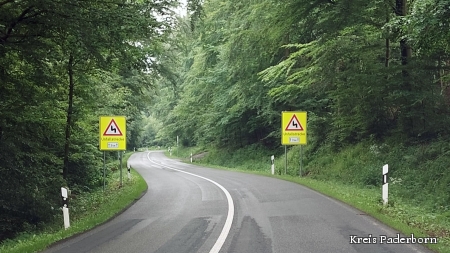 Die L755 zwischen Altenbeken und Langeland