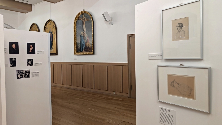 Finissage "Vergessen – Verkannt? Schüler der Düsseldorfer Kunstakademie aus dem Paderborner Land im 19. Jahrhundert" am 3. November im Kreismuseum Wewelsburg (Foto ©Kreismuseum Wewelsburg)