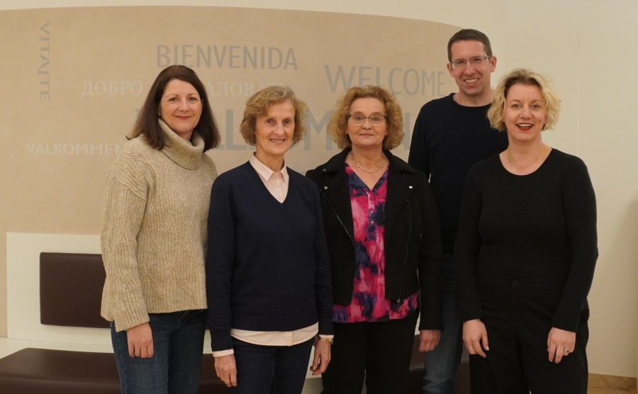 v.l: Heide Burkhardt-Rennkamp, Christa Kröger, Martina Dohmann, Frank Ricke, Sandra Kalbhen (alle unabhängige Pflegeberatung Kreis Paderborn)