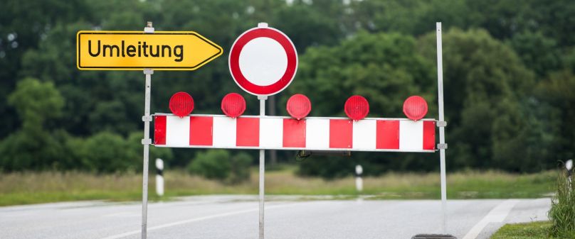 Sperrung der K15 in Altenbeken-Buke in den Herbstferien