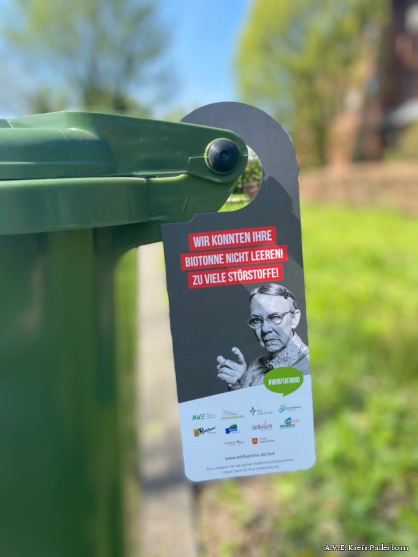 Kein Plastik in die Biotonne