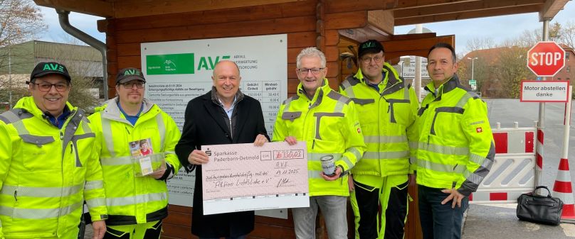 Hohe Spendenbereitschaft der A.V.E Kunden