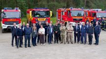 Komplexe Brandschutzübung in der Senne 