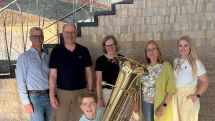 Friedhelm Kaups musikalisches Erbe: Neue Tuba für die Kreismusikschule
