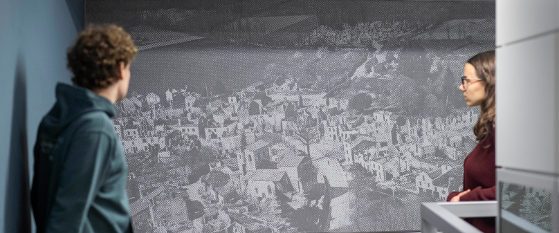 Das Dorf Oradour-sur-Glane im Sommer 1945