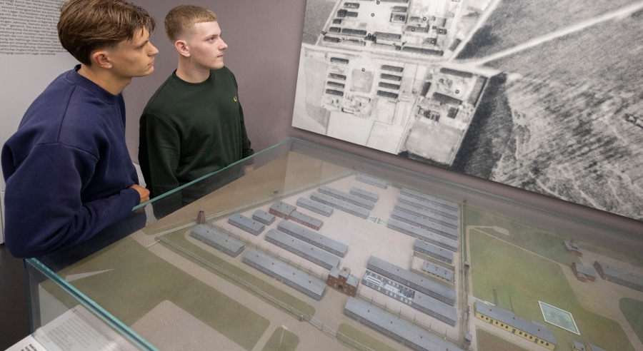 Modell des Konzentrationslagers Niederhagen. © Kreismuseum Wewelsburg, Foto Oliver Krato  