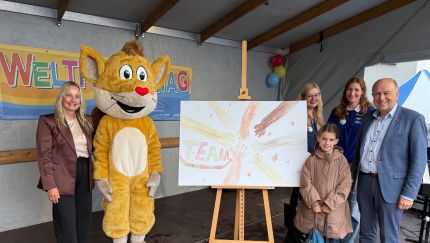 Siegerbild des Kreativwettbewerbs „Starke Kinder, starke Zukunft“ des Kreisjugendamtes prämiert