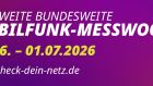 Check dein Netz: Bundesweite Mobilfunk-Messwoche von Mittwoch, den 24. Juni bis Mittwoch, den 1. Juli