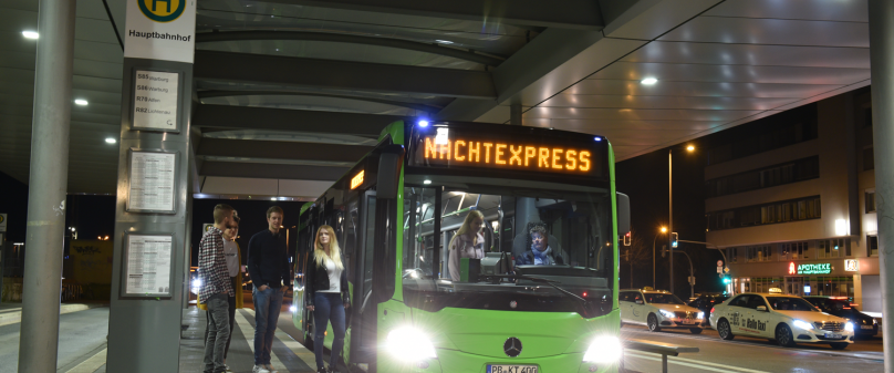 Fahrtweg-Anpassung der Linie NE 17 in Verne 