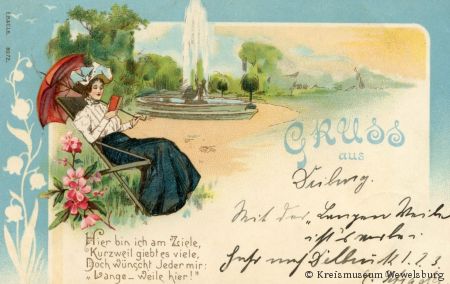 Ein Postkartengruß aus Driburg (Foto: Kreismuseum Wewelsburg)