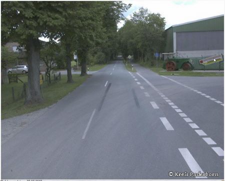 Kreisstraße 97 in Hövelhof erhält neue Fahrbahndecke (Foto: Kreis Paderborn)