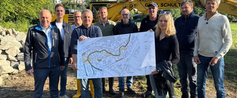 Startschuss für Renaturierung der Alme in Büren