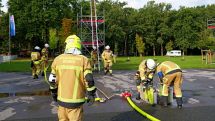 Mehr als 400 Feuerwehrleute kommen gehörig ins Schwitzen
