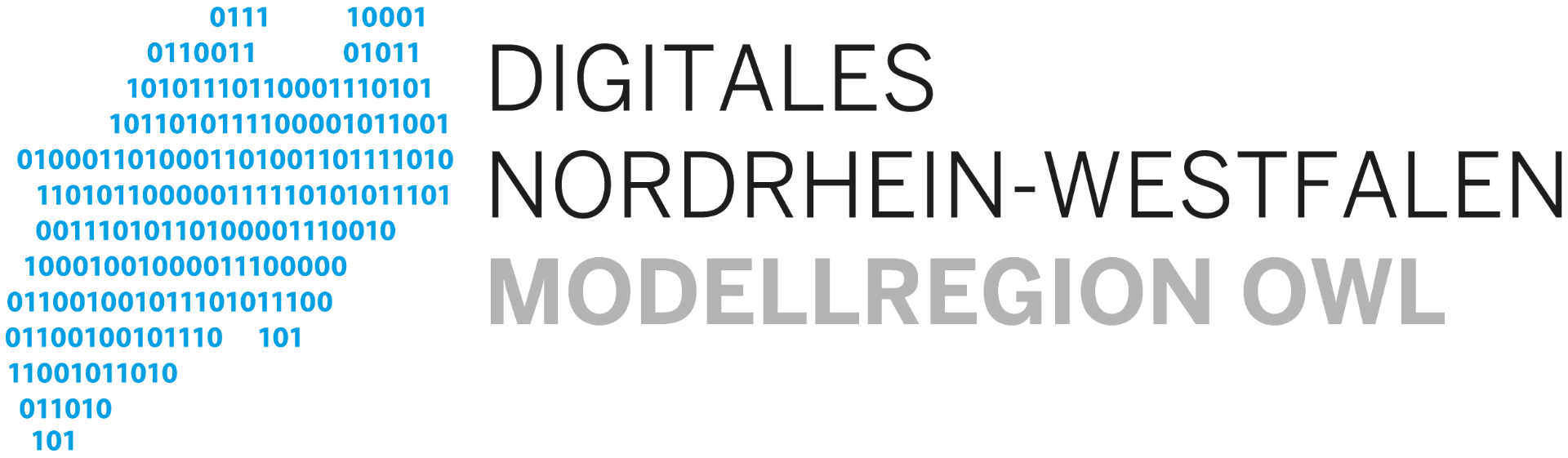 Logo Digitales Nordrhein-Westfalen Modellregionen