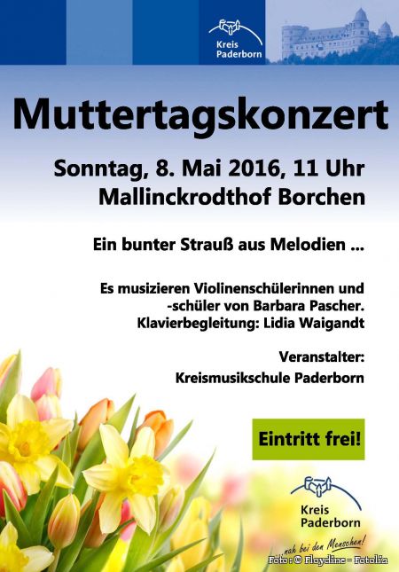 Plakat Muttertagskonzert Foto: Floydine / Fotolia