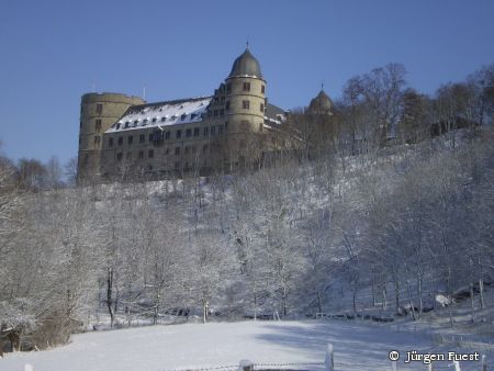 Die Wewelsburg im Winter von Jürgen Fuest