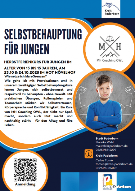 Selbstbehauptung für Jungen Herbst 2024