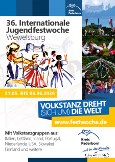Flyer internationale Jugendfestwoche 2026