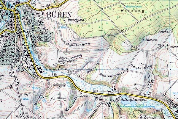 Topographische Karte | Karte