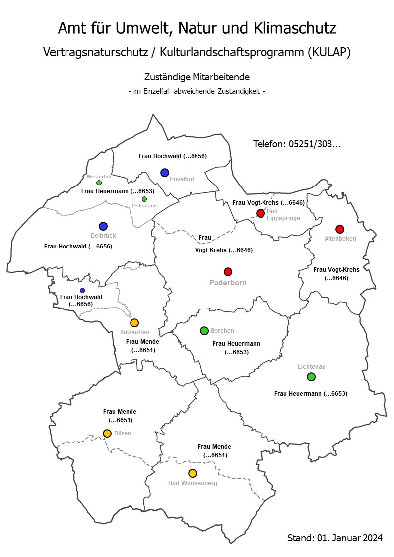 Zuständigkeit Kulturlandschaftsprogramm