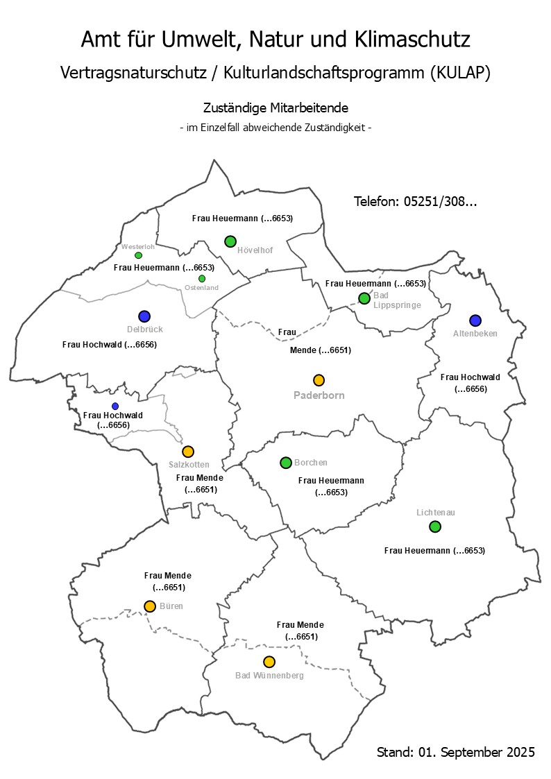 Zuständigkeit Kulturlandschaftsprogramm