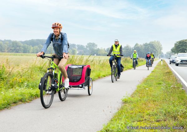 Radwegenetz im Kreis Paderborn